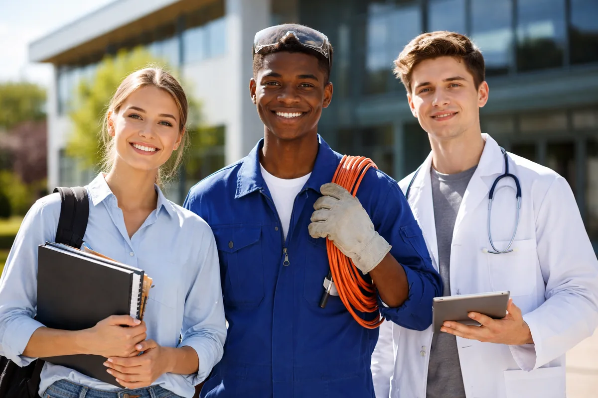 Les diverses voies de l'éducation professionnelle moderne