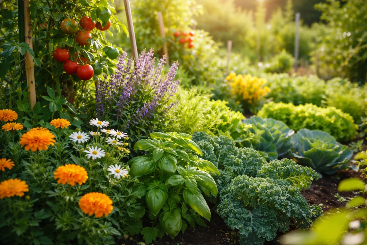 Les plantes compagnes pour un potager florissant