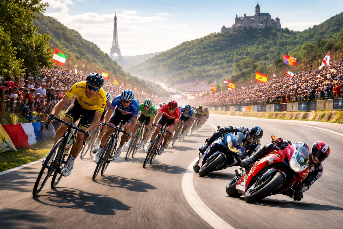 À la découverte des événements incontournables du cyclisme et de la moto en Europe