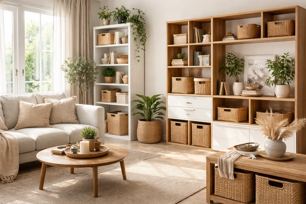 Optimiser l'espace de vie avec des astuces de rangement intelligentes