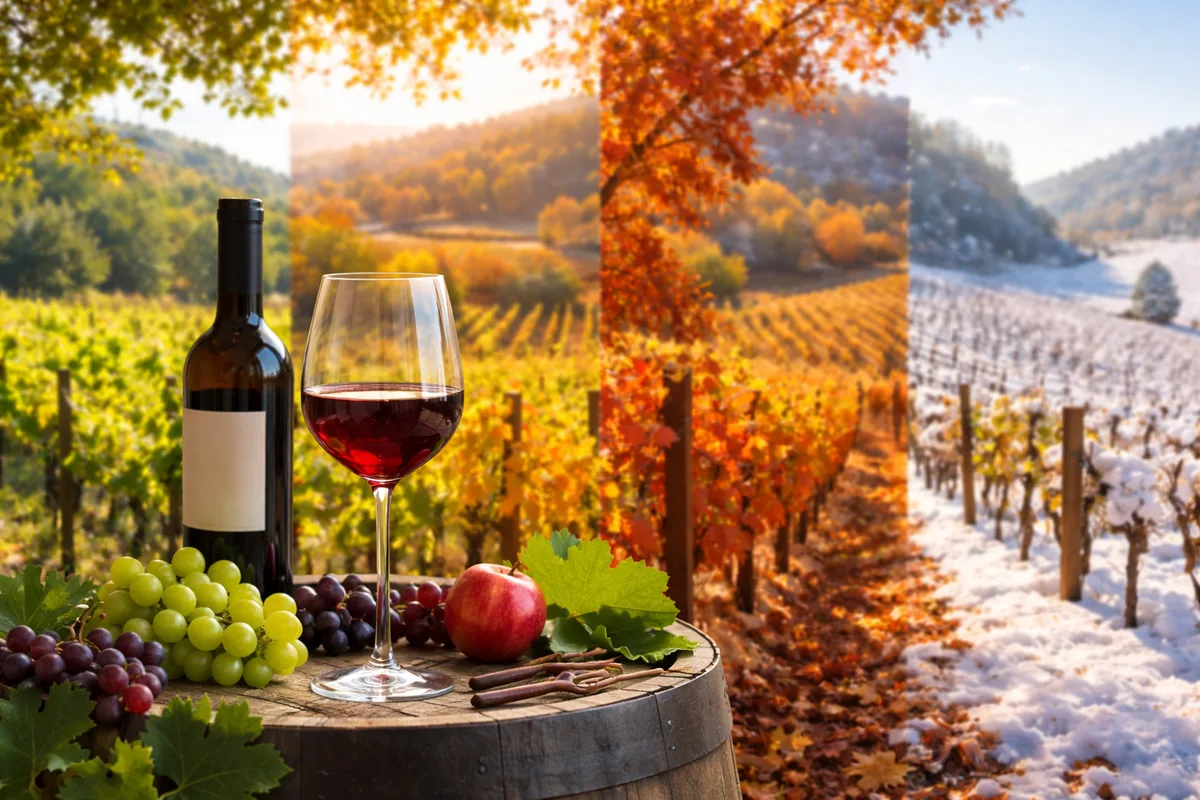 L'impact des saisons sur la qualité du vin