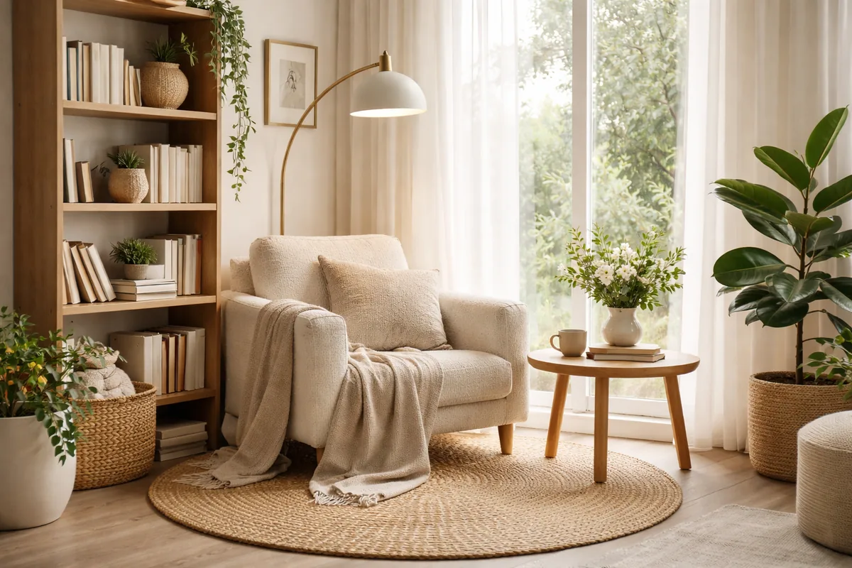 Créer un coin lecture cosy dans votre maison